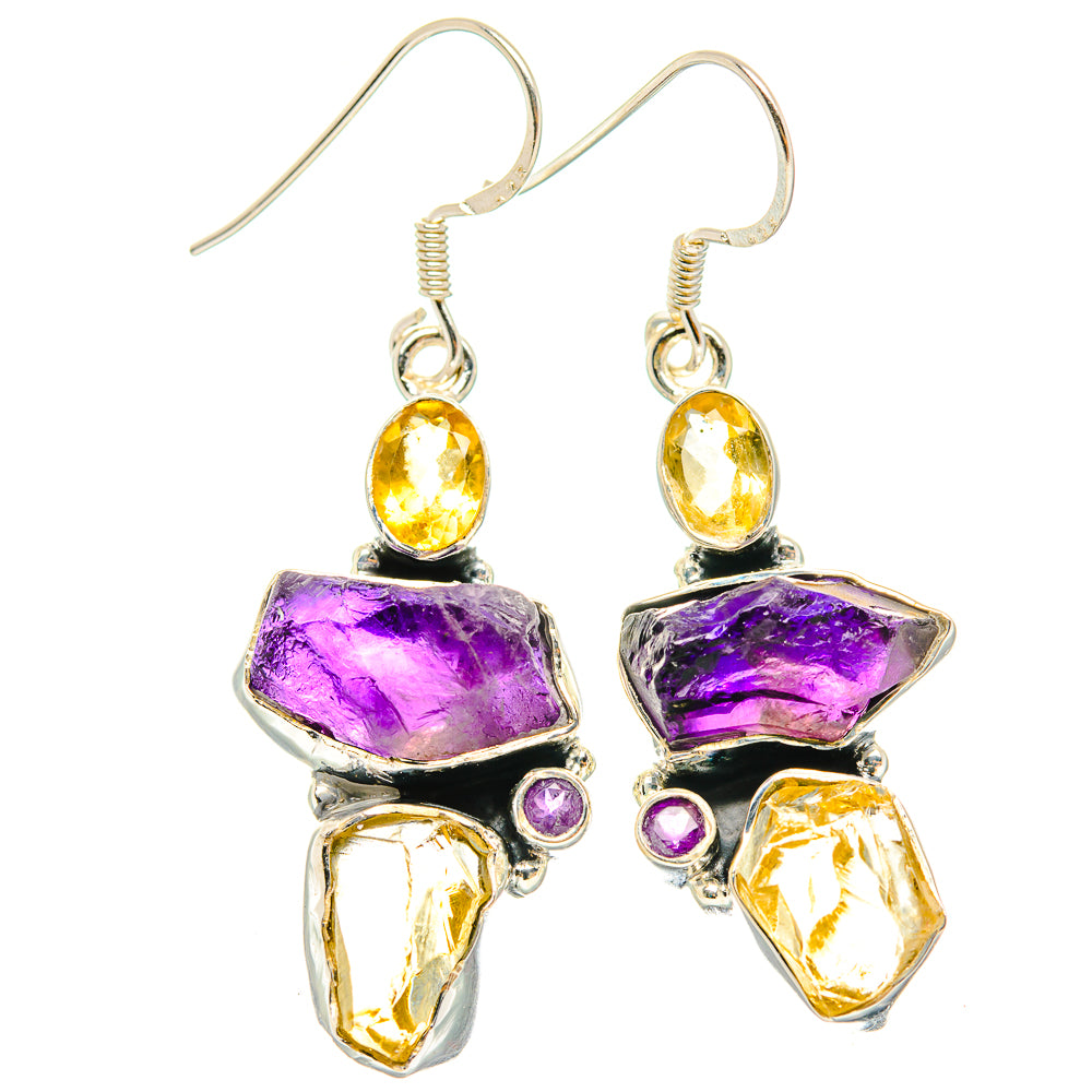 Amethyst Earrings handcrafted by Ana Silver Co - EARR428941 - Photo 2