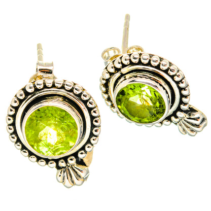 Peridot Earrings handcrafted by Ana Silver Co - EARR428950 - Photo 2