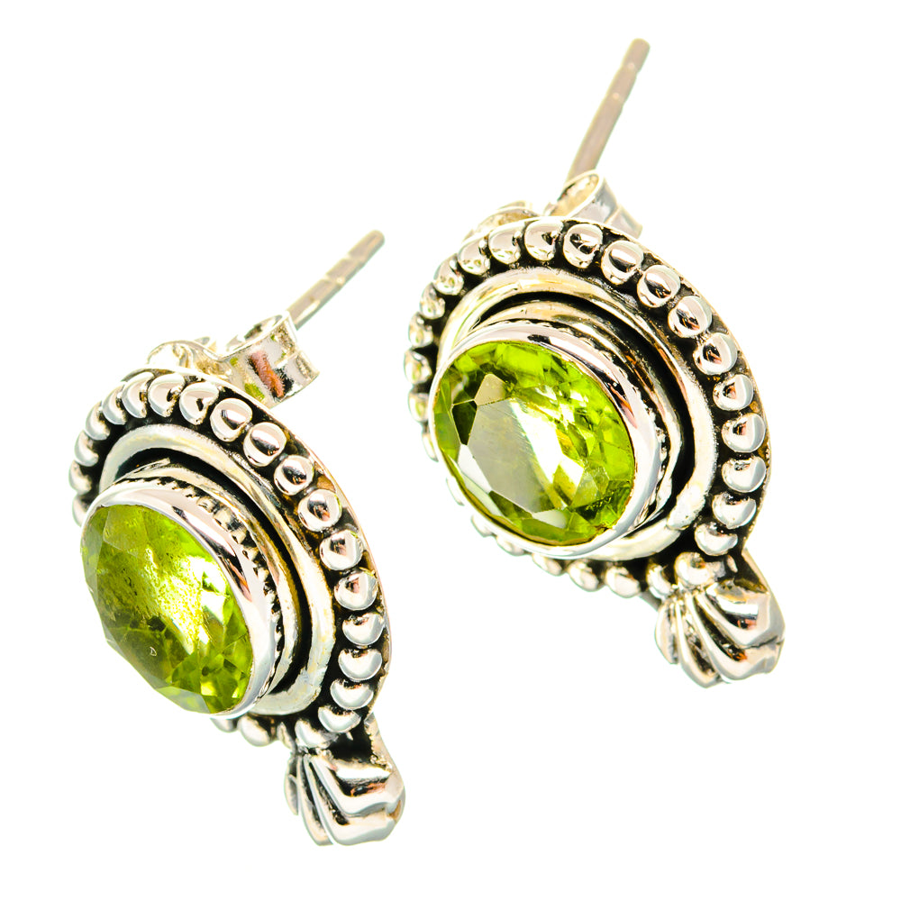 Peridot Earrings handcrafted by Ana Silver Co - EARR428962 - Photo 2