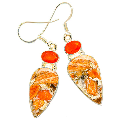 Maligano Jasper Earrings handcrafted by Ana Silver Co - EARR428964 - Photo 2