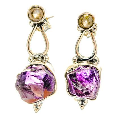 Amethyst Earrings handcrafted by Ana Silver Co - EARR428967 - Photo 2