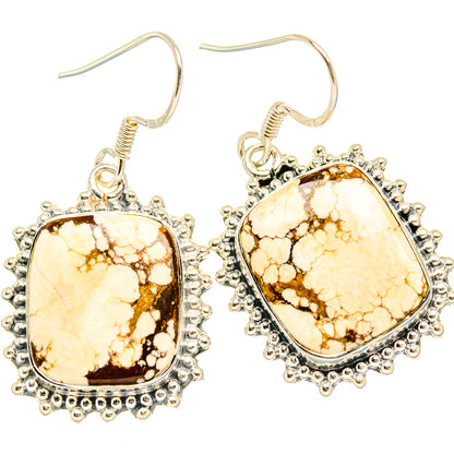 Wild Horse Jasper Earrings handcrafted by Ana Silver Co - EARR428971 - Photo 2