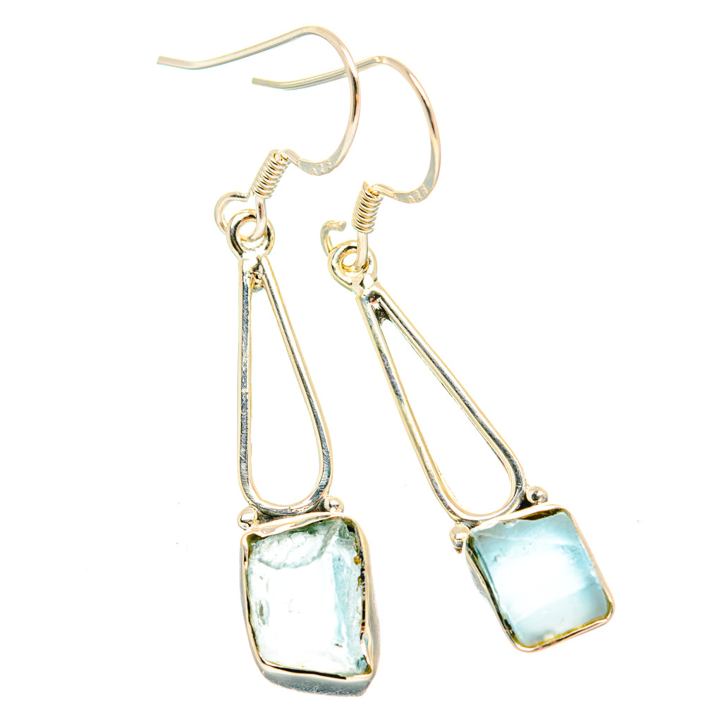 Aquamarine Earrings handcrafted by Ana Silver Co - EARR428976 - Photo 2