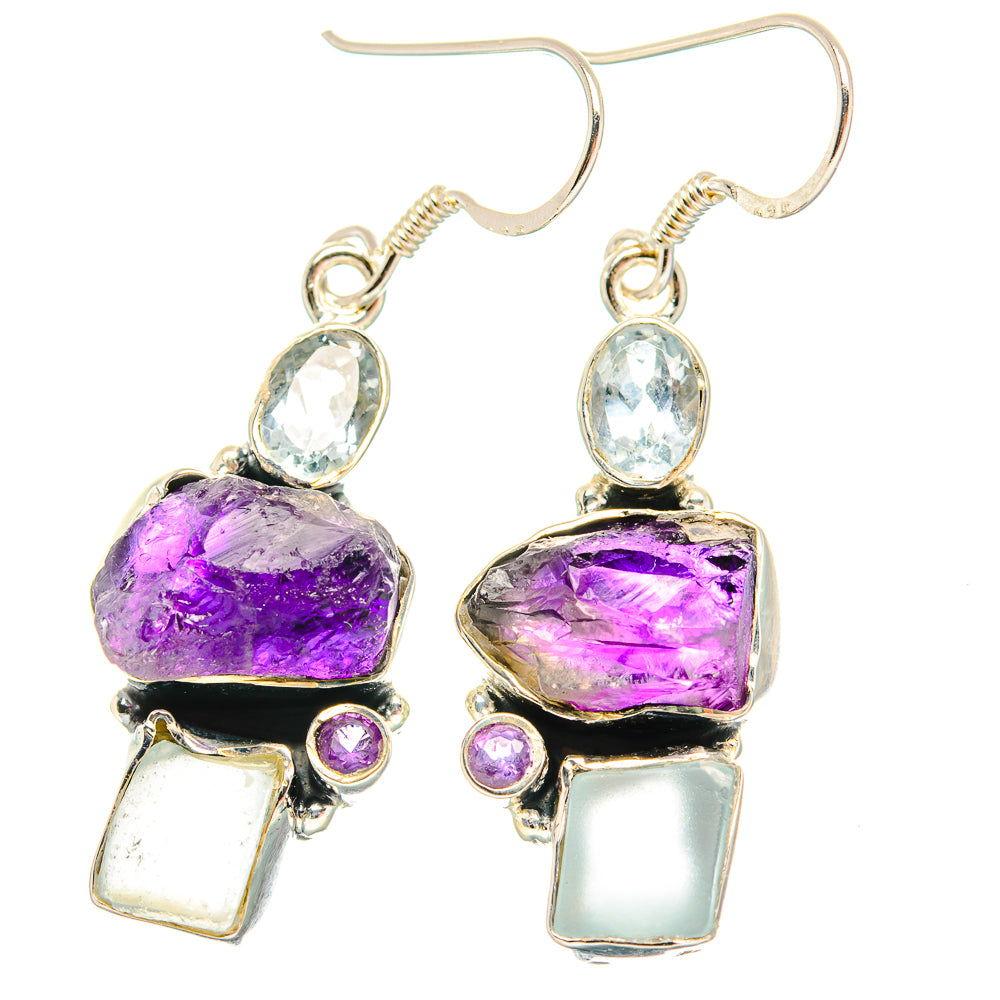 Amethyst Earrings handcrafted by Ana Silver Co - EARR428978 - Photo 2