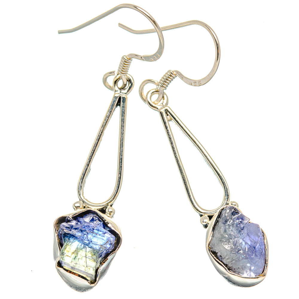 Tanzanite Earrings handcrafted by Ana Silver Co - EARR429001 - Photo 2
