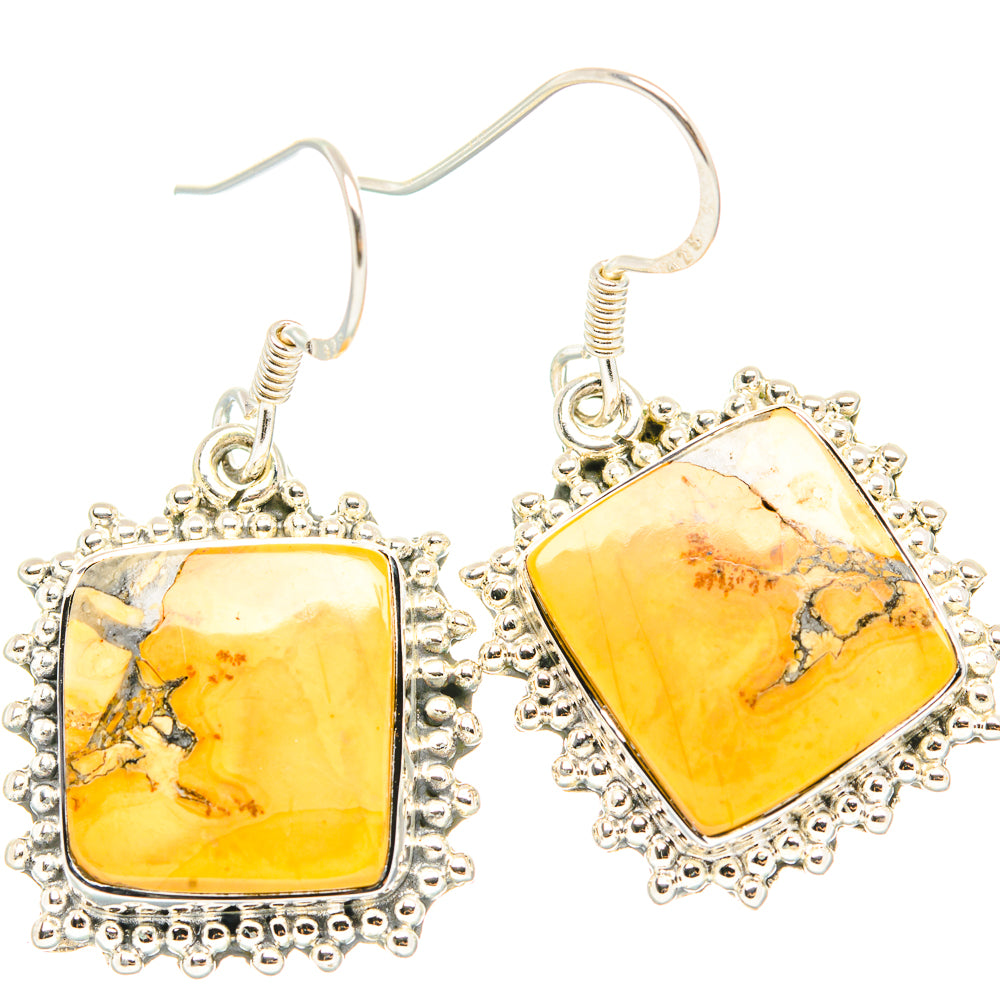 Maligano Jasper Earrings handcrafted by Ana Silver Co - EARR429007 - Photo 2