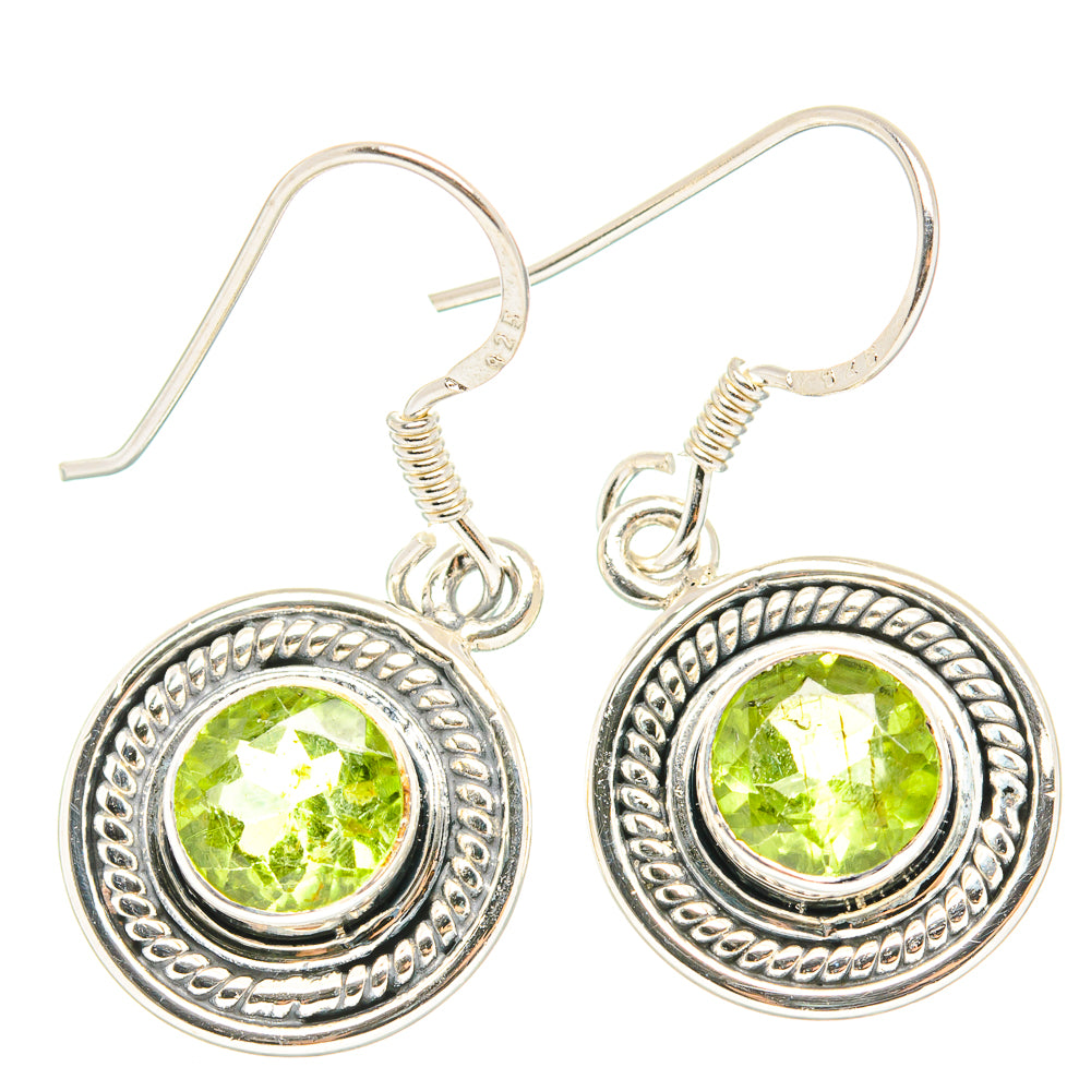 Peridot Earrings handcrafted by Ana Silver Co - EARR429008 - Photo 2