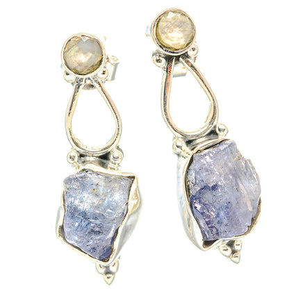 Tanzanite Earrings handcrafted by Ana Silver Co - EARR429016 - Photo 2