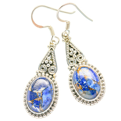 Lapis Lazuli Earrings handcrafted by Ana Silver Co - EARR429022 - Photo 2