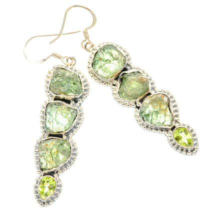 Peridot Earrings handcrafted by Ana Silver Co - EARR429039 - Photo 2