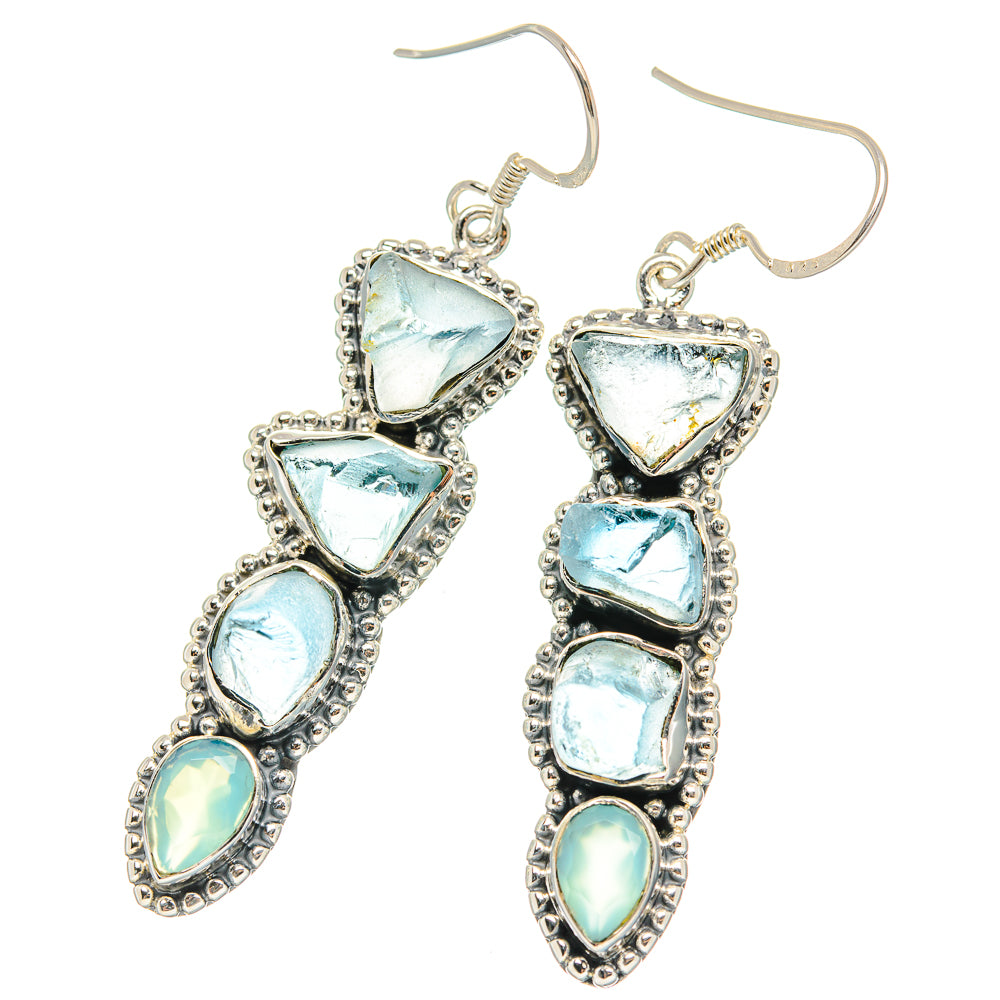 Aquamarine Earrings handcrafted by Ana Silver Co - EARR429040 - Photo 2