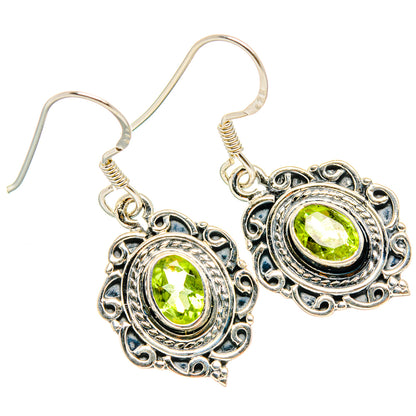Peridot Earrings handcrafted by Ana Silver Co - EARR429045 - Photo 2