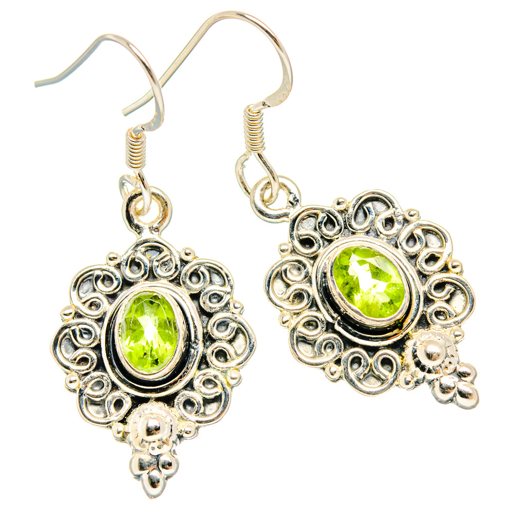 Peridot Earrings handcrafted by Ana Silver Co - EARR429049 - Photo 2