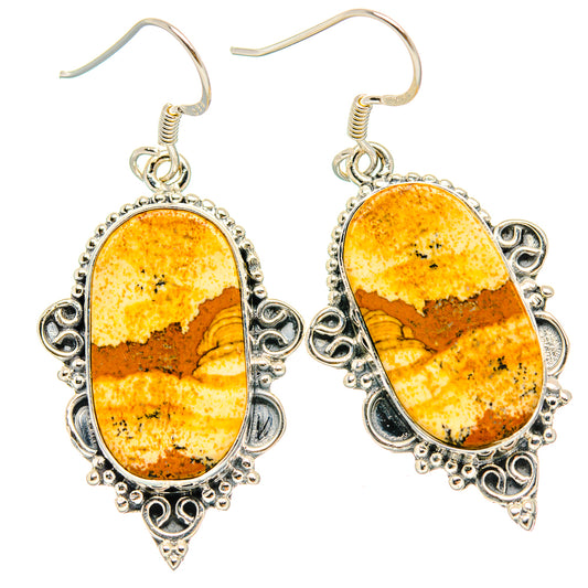 Picture Jasper Earrings handcrafted by Ana Silver Co - EARR429069 - Photo 2