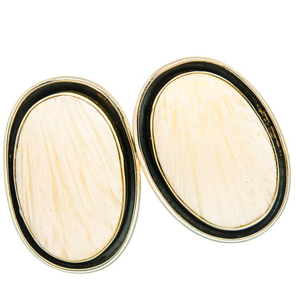 White Scolecite Earrings handcrafted by Ana Silver Co - EARR429070 - Photo 2
