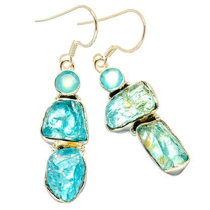 Apatite Earrings handcrafted by Ana Silver Co - EARR429072 - Photo 2