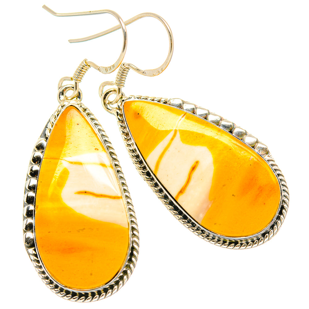 Mookaite Earrings handcrafted by Ana Silver Co - EARR429080 - Photo 2