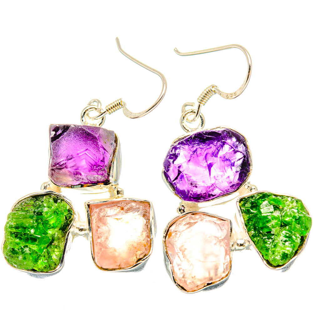 Amethyst Earrings handcrafted by Ana Silver Co - EARR429092 - Photo 2
