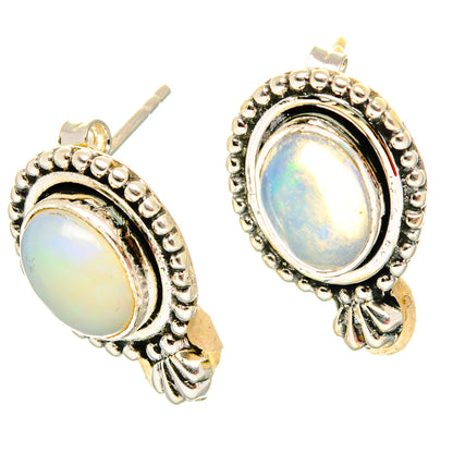 Ethiopian Opal Earrings handcrafted by Ana Silver Co - EARR429098 - Photo 2