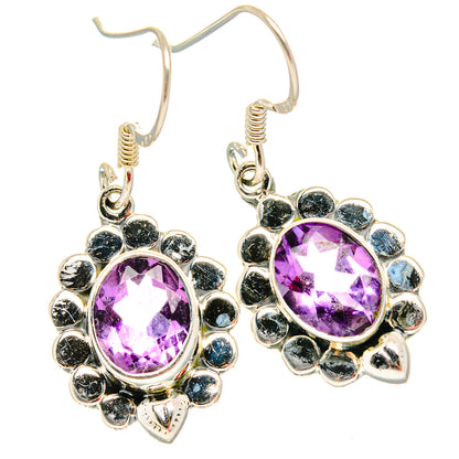 Amethyst Earrings handcrafted by Ana Silver Co - EARR429099 - Photo 2