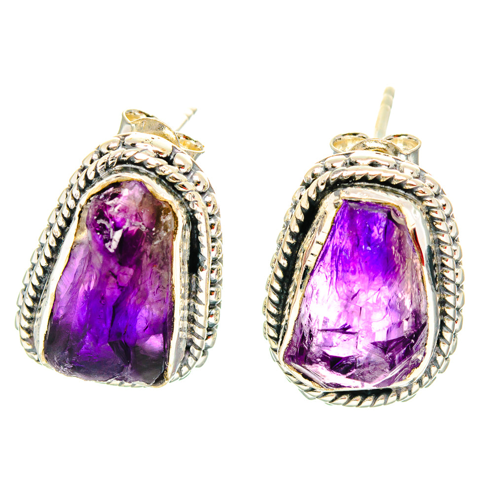 Amethyst Earrings handcrafted by Ana Silver Co - EARR429100 - Photo 2
