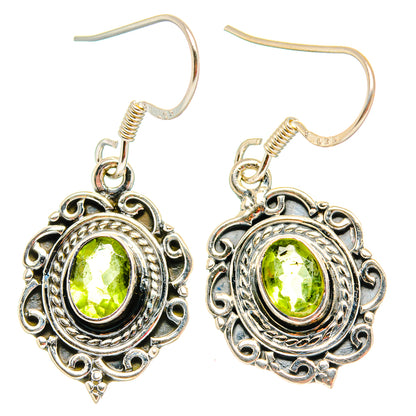 Peridot Earrings handcrafted by Ana Silver Co - EARR429106 - Photo 2