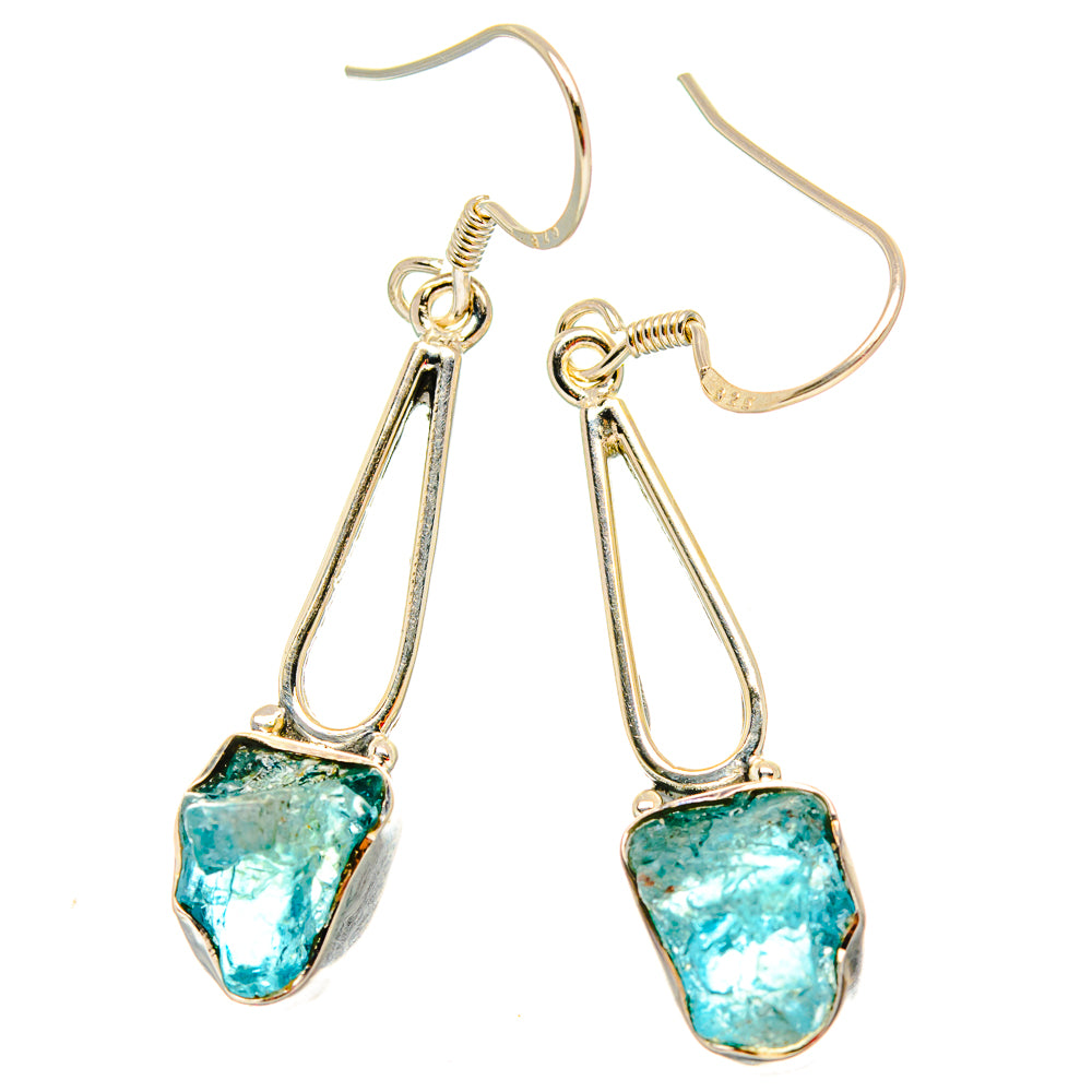 Apatite Earrings handcrafted by Ana Silver Co - EARR429107 - Photo 2
