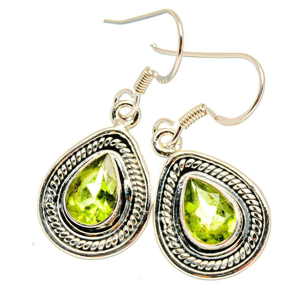 Peridot Earrings handcrafted by Ana Silver Co - EARR429109 - Photo 2
