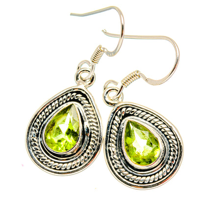 Peridot Earrings handcrafted by Ana Silver Co - EARR429109 - Photo 2