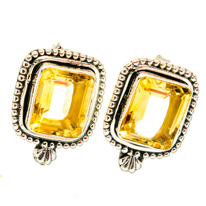 Citrine Earrings handcrafted by Ana Silver Co - EARR429111 - Photo 2