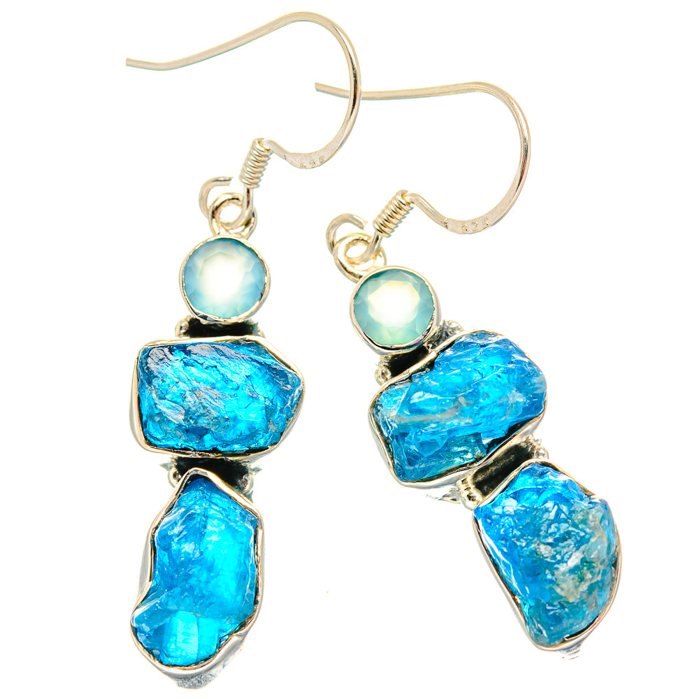 Apatite Earrings handcrafted by Ana Silver Co - EARR429113 - Photo 2