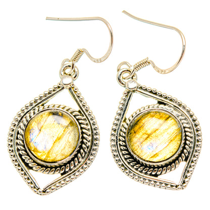 Labradorite Earrings handcrafted by Ana Silver Co - EARR429135 - Photo 2
