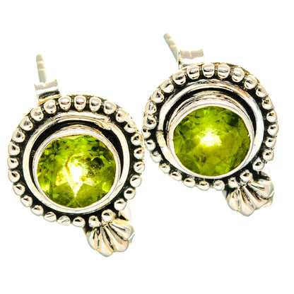 Peridot Earrings handcrafted by Ana Silver Co - EARR429146 - Photo 2