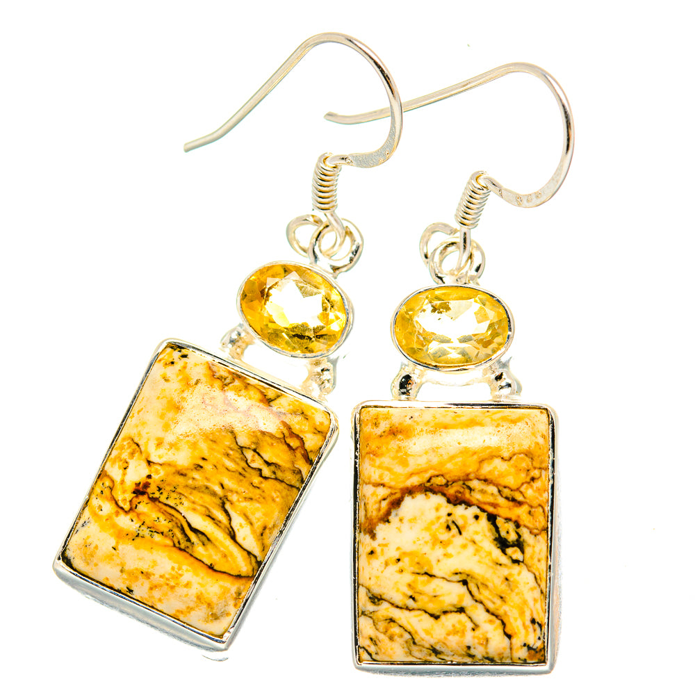 Picture Jasper Earrings handcrafted by Ana Silver Co - EARR429149 - Photo 2