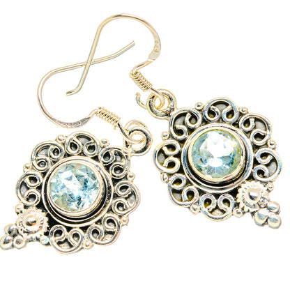 Blue Topaz Earrings handcrafted by Ana Silver Co - EARR429151 - Photo 2