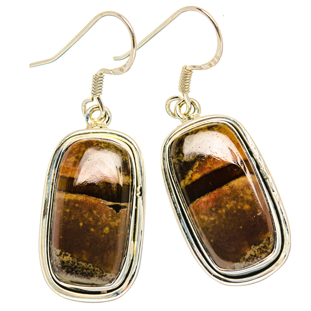 Ocean Jasper Earrings handcrafted by Ana Silver Co - EARR429152 - Photo 2
