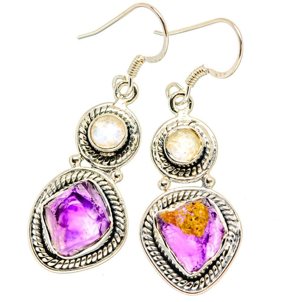 Amethyst Earrings handcrafted by Ana Silver Co - EARR429155 - Photo 2