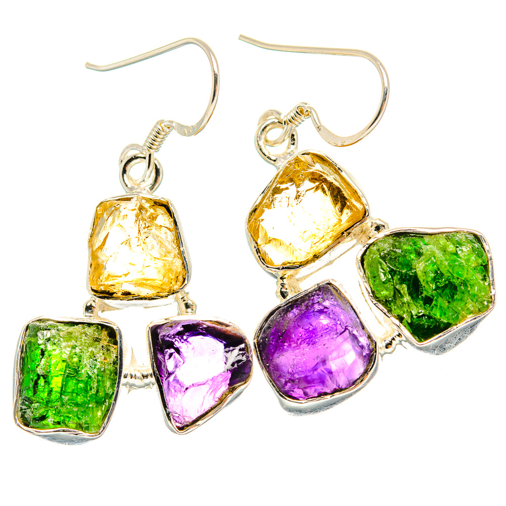 Citrine Earrings handcrafted by Ana Silver Co - EARR429159 - Photo 2