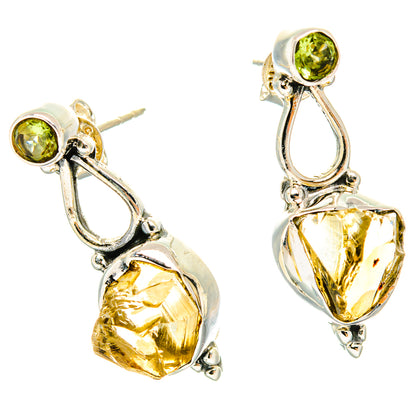 Citrine Earrings handcrafted by Ana Silver Co - EARR429171 - Photo 2