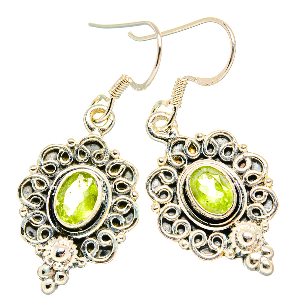 Peridot Earrings handcrafted by Ana Silver Co - EARR429176 - Photo 2