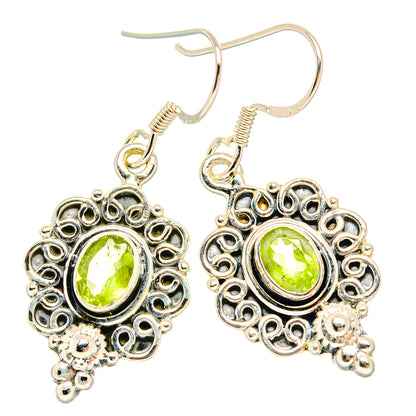 Peridot Earrings handcrafted by Ana Silver Co - EARR429176 - Photo 2