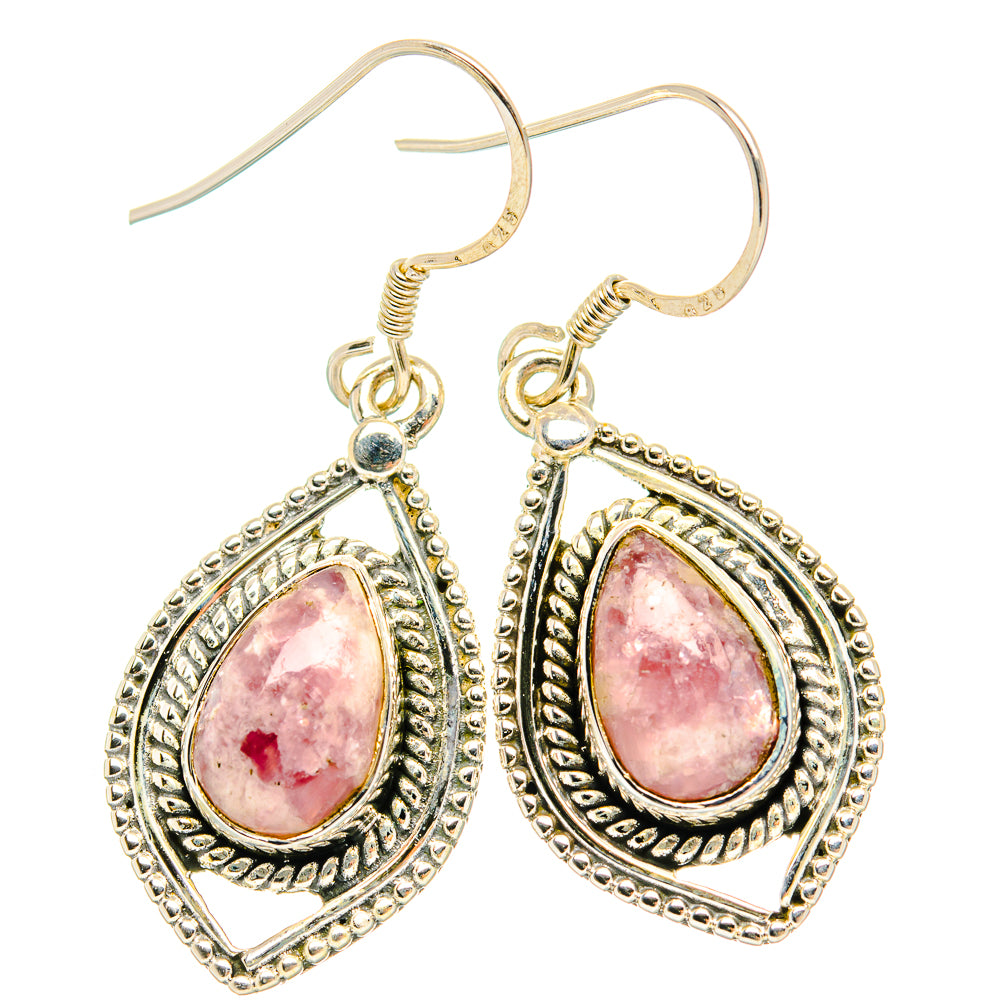 Lepidolite Earrings handcrafted by Ana Silver Co - EARR429178 - Photo 2