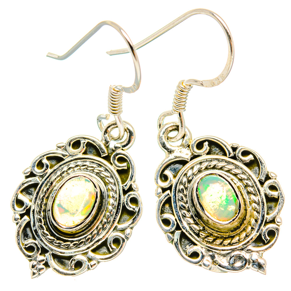Ethiopian Opal Earrings handcrafted by Ana Silver Co - EARR429179 - Photo 2