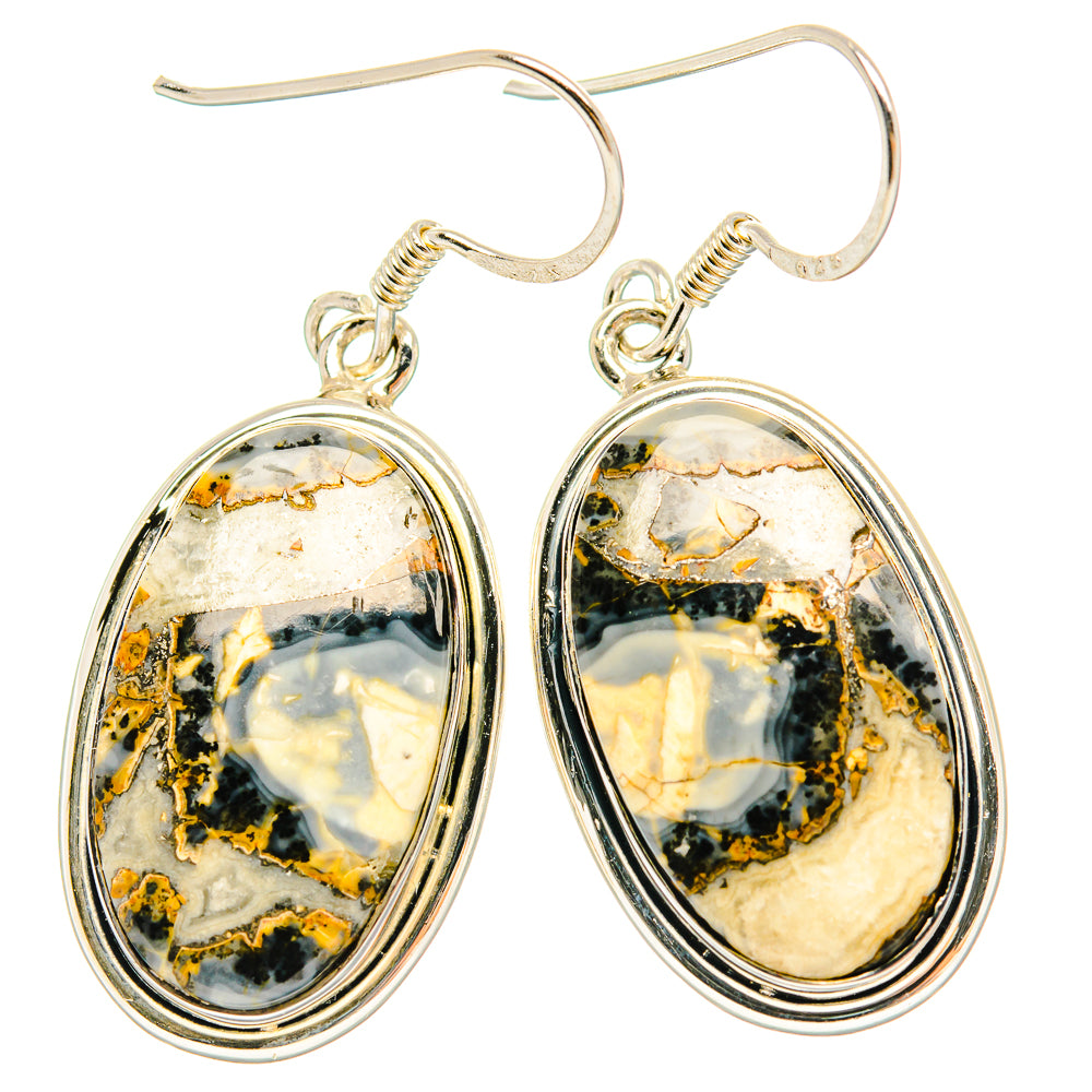 Ocean Jasper Earrings handcrafted by Ana Silver Co - EARR429182 - Photo 2