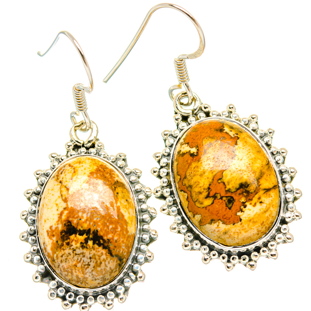 Picture Jasper Earrings handcrafted by Ana Silver Co - EARR429192 - Photo 2