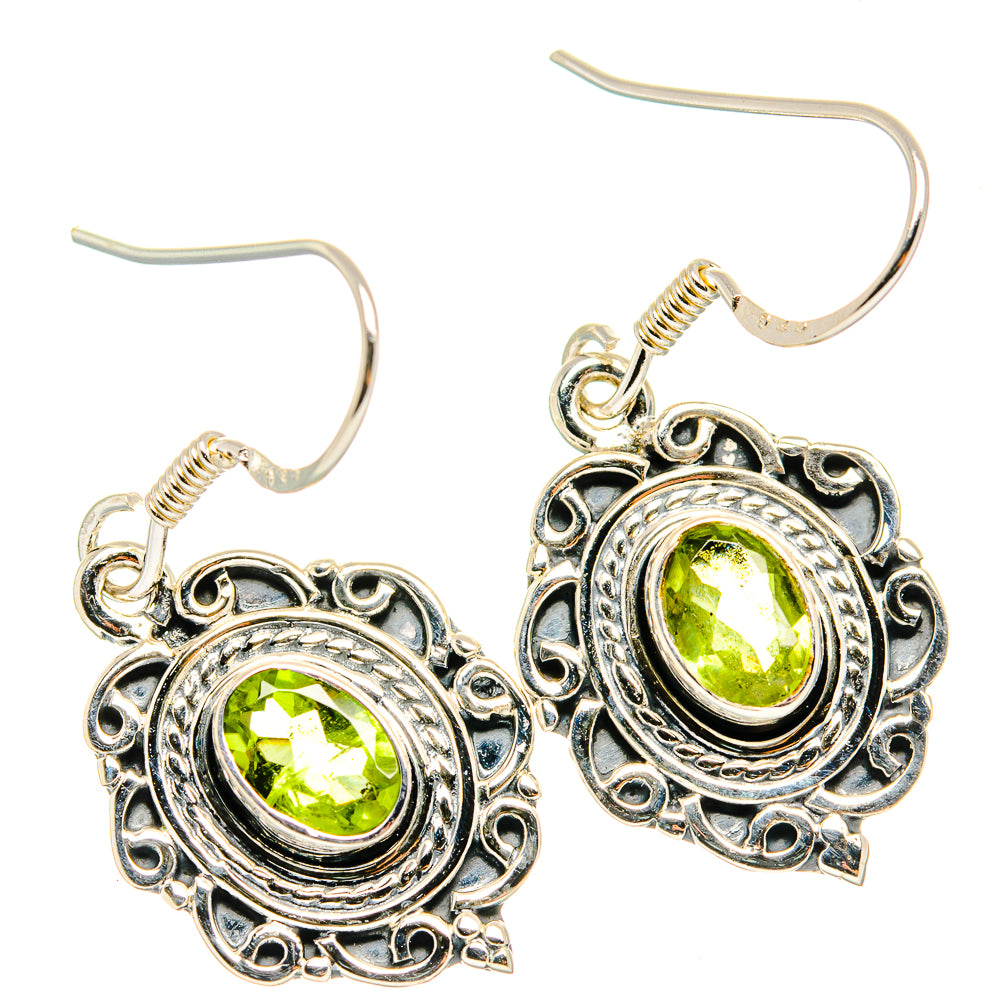Peridot Earrings handcrafted by Ana Silver Co - EARR429198 - Photo 2