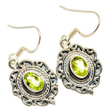 Peridot Earrings handcrafted by Ana Silver Co - EARR429198 - Photo 2