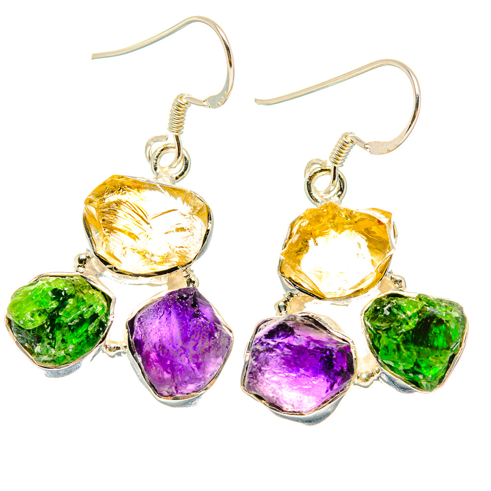 Citrine Earrings handcrafted by Ana Silver Co - EARR429221 - Photo 2