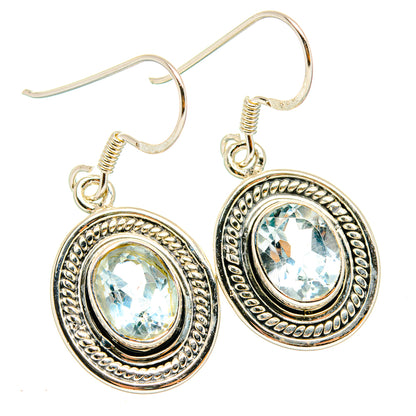 Blue Topaz Earrings handcrafted by Ana Silver Co - EARR429224 - Photo 2