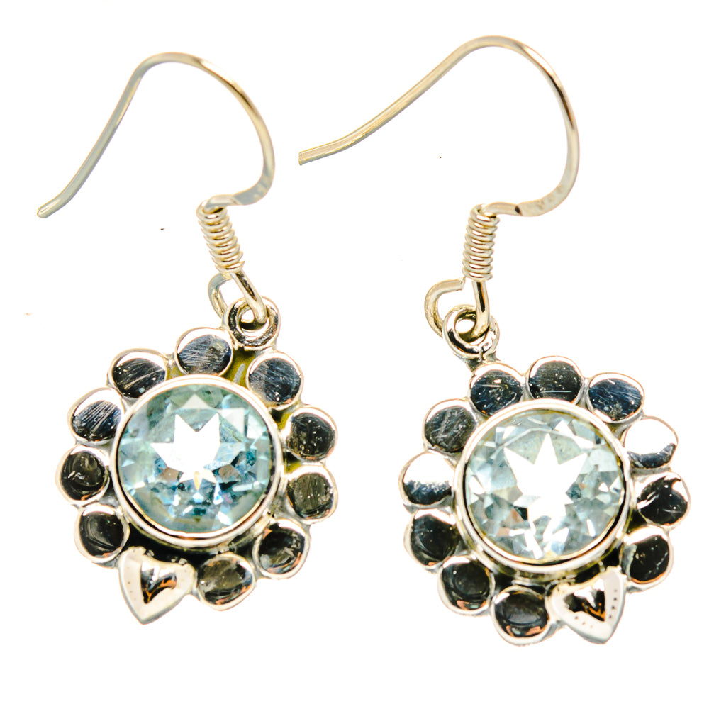 Blue Topaz Earrings handcrafted by Ana Silver Co - EARR429226 - Photo 2